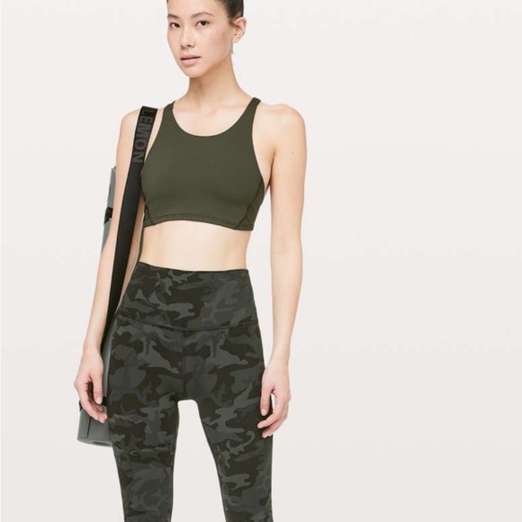 lululemon athletica Pants - Lululemon Align Pant Full Length 28" Incognito Camo Multi Gator Green size 4 & 6